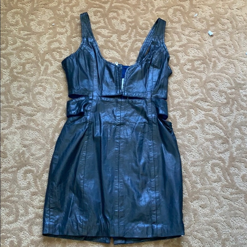 one teaspoon mercury leather dress back zipper.